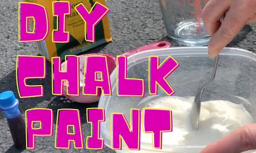 Activities for Toddlers: DIY Chalk Paint