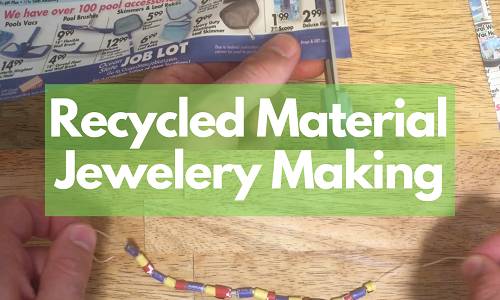 DIY Bracelet Making with Recycled Materials
