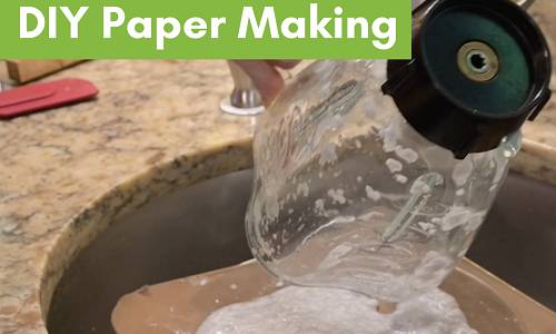 How to Make Paper at Home! 