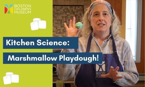 Kitchen Science: Marshmallow Playdough