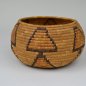 Coiled basket, 8” diameter