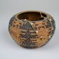Coiled basket, 3 ½” diameter