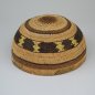 Basketry hat, 7” diameter