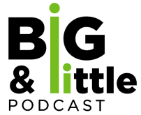 Big and Little Podcast logo