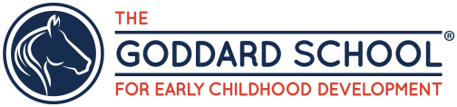 The Goddard School For Early Childhood Development. Logo depicts a blue horse emblem.