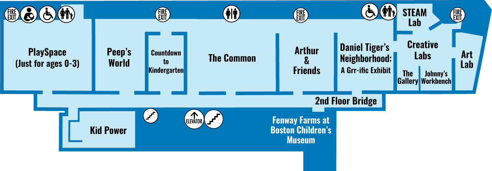 Map of Second Floor