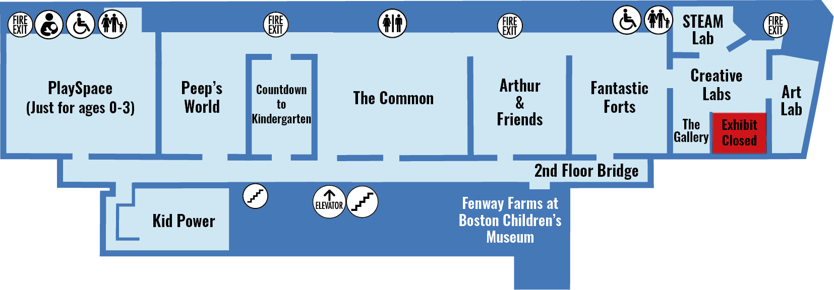 Map of Second Floor
