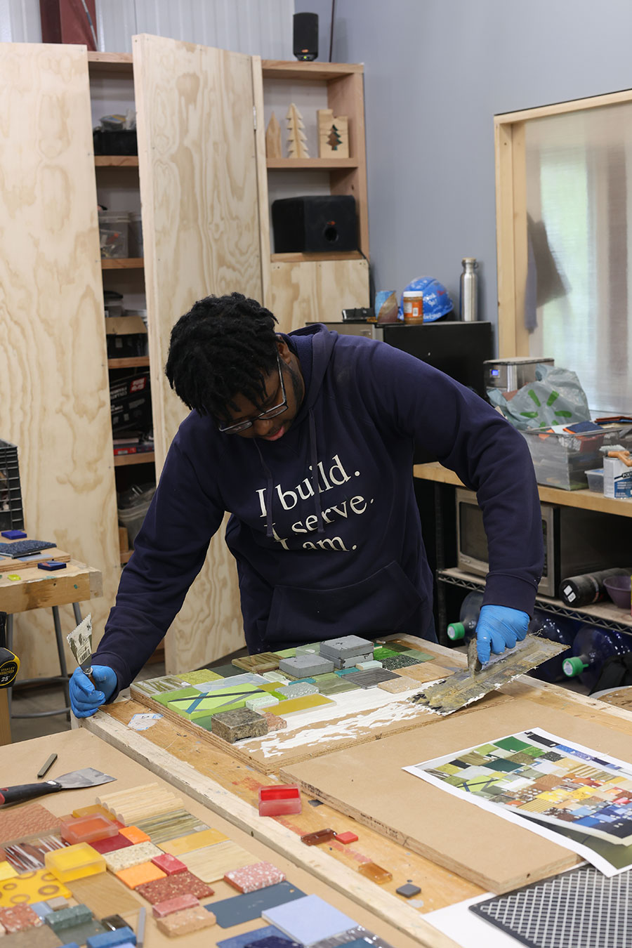 Fabricating the panels