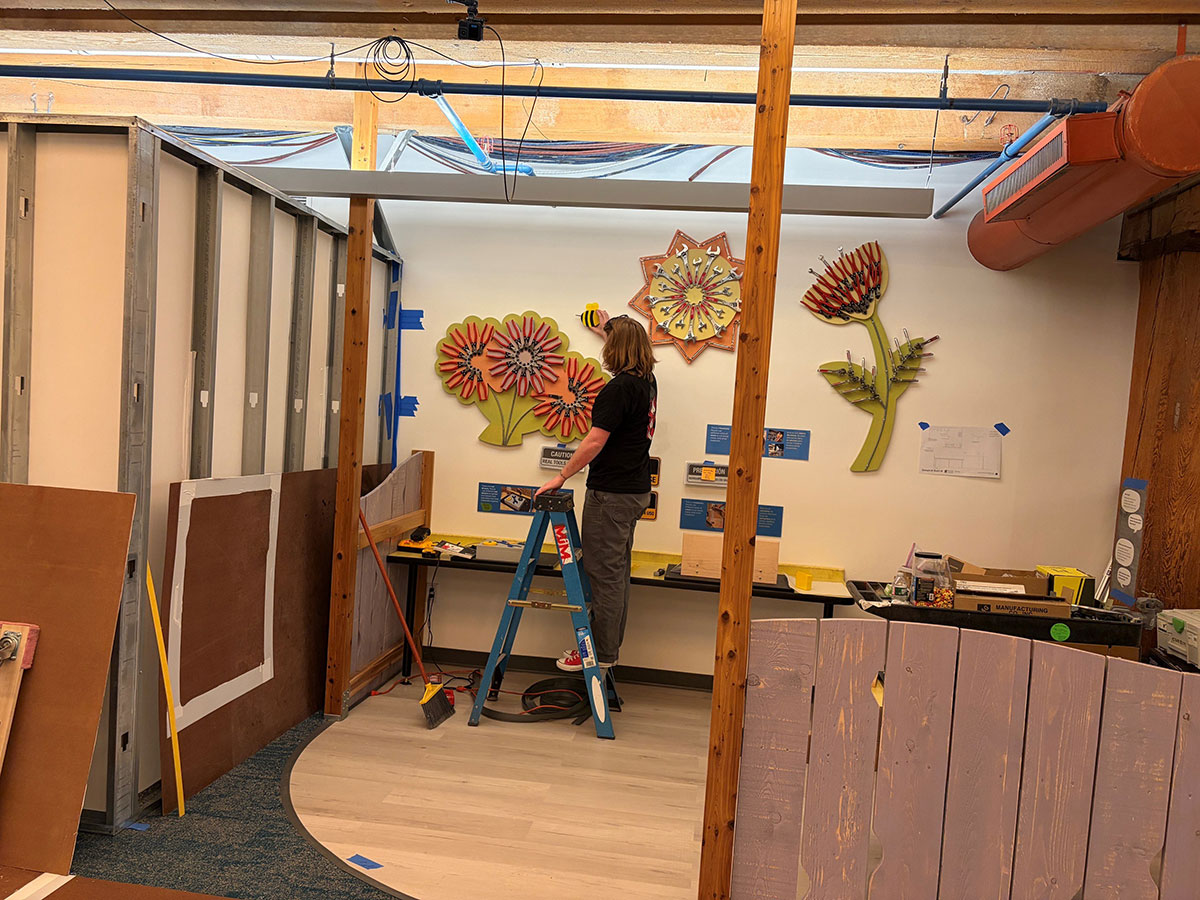Installing the artwork