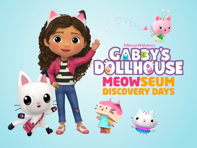 Gabby's Dollhouse at the museum