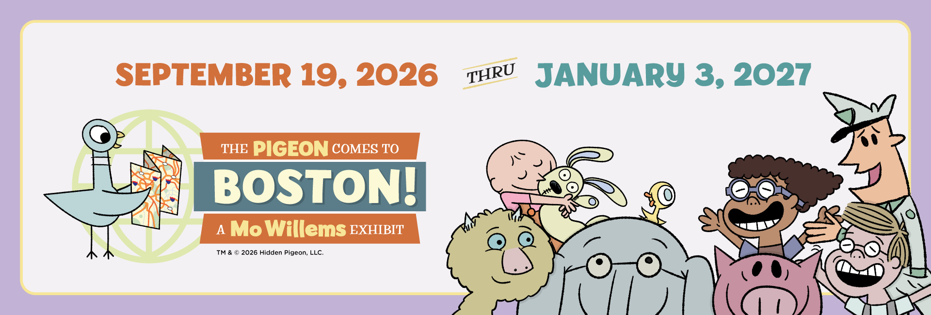 The Pigeon Comes to Boston!