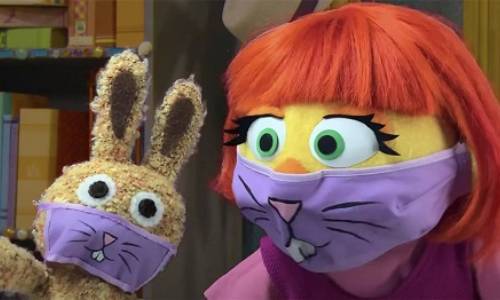 Fluffster Wears a Mask